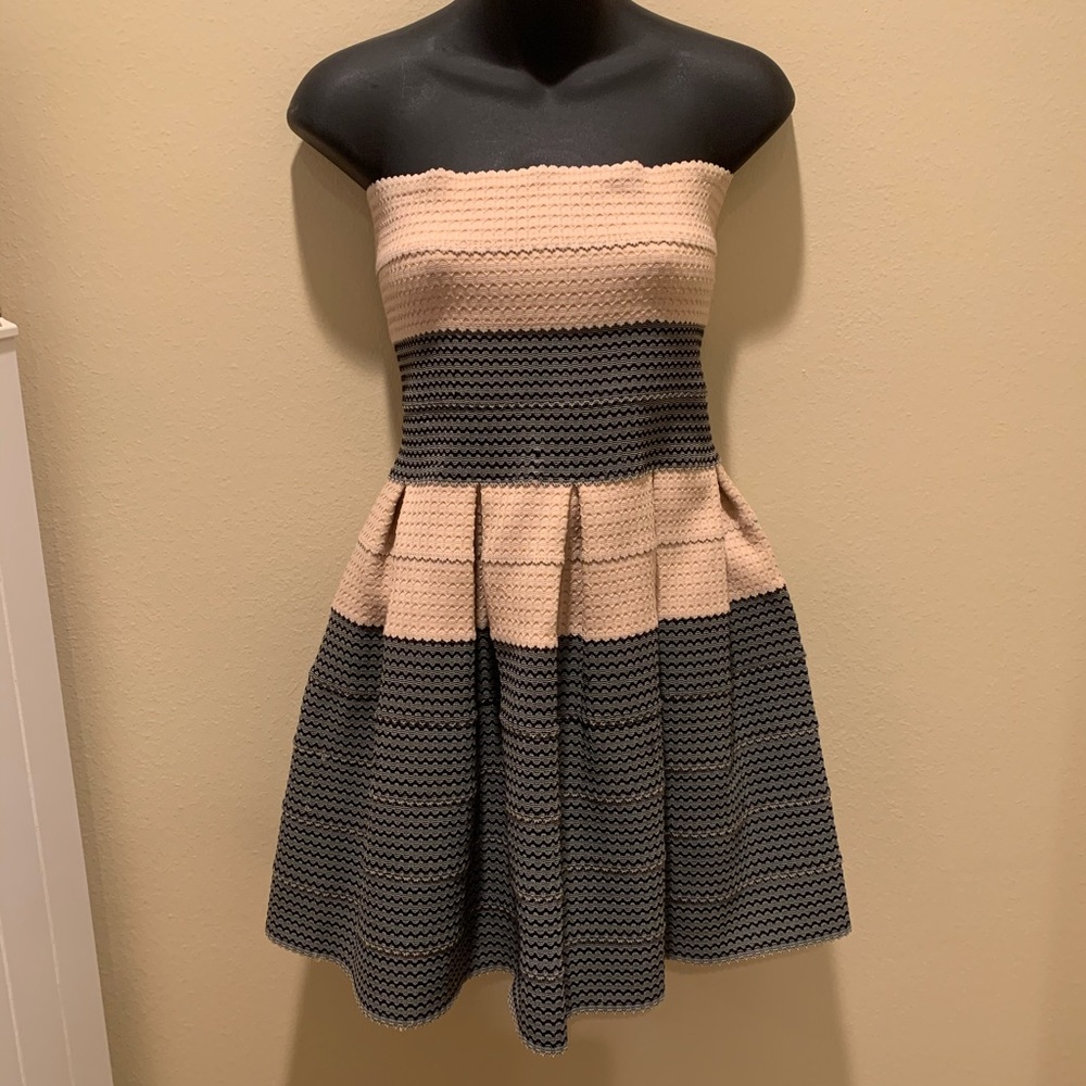 Pleasure Doing Business Strapless Dress